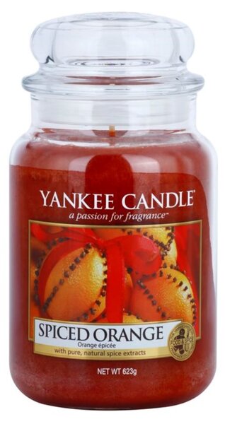 Yankee Candle Spiced Orange illatos gyertya Classic közepes méret 623 g