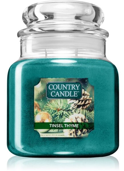 Country Candle Tinsel Thyme illatos gyertya 453 g