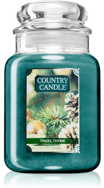 Country Candle Tinsel Thyme illatos gyertya 680 g
