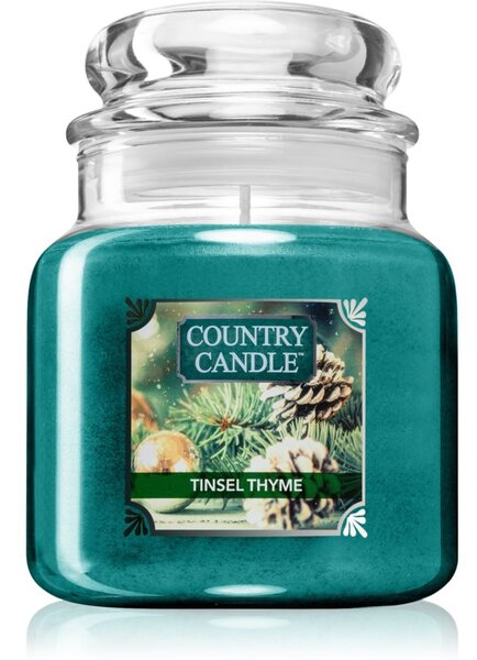 Country Candle Tinsel Thyme illatos gyertya 104 g