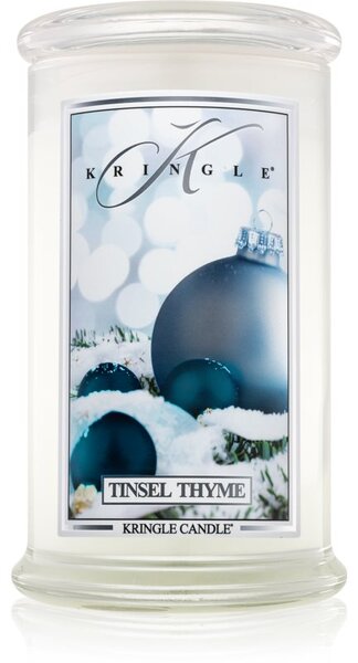 Kringle Candle Tinsel Thyme illatos gyertya 624 g