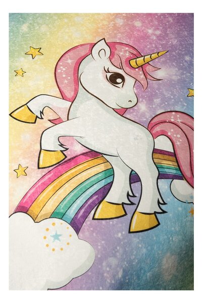 Unicorn gyerekszőnyeg, 100 x 160 cm