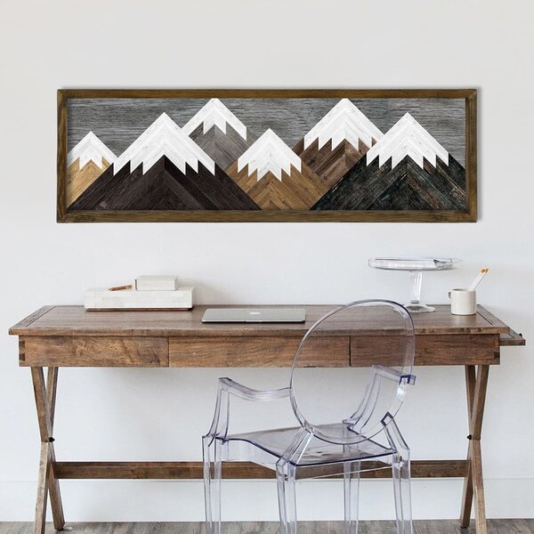 Mountains fali kép, 120 x 35 cm