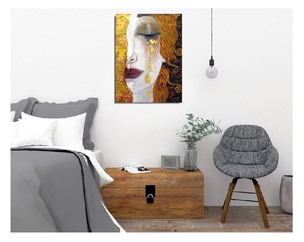 Vászon falikép Golden Tears másolat, 30 x 40 cm
