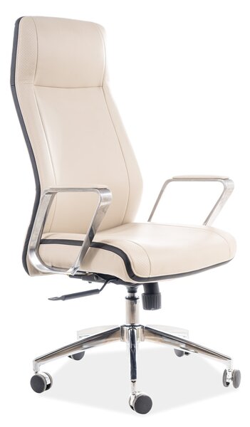 Irodai szék Q-321 béžová eco bőr