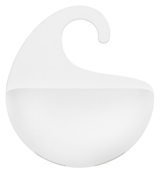 Koziol Surf XS fürdőszobai felakasztható doboz, fehér, 15 x 12,6 x 5,3 cm