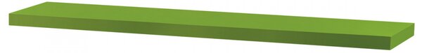 Lebegő polc 120 cm, MDF, Zöld Színben P-002