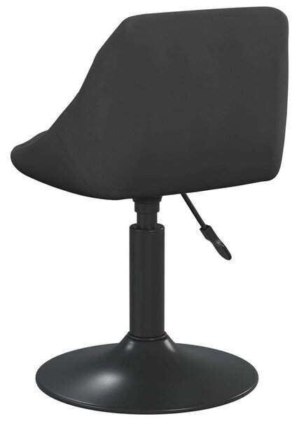 VidaXL Forgó Étkezőszék - 6 db - Fekete Bársony