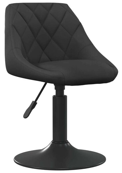 VidaXL Forgó Étkezőszék - 6 db - Fekete Bársony