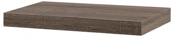 Lebegő polc 40 cm. MDF-ből Sonoma Sötét tölgy Színben P-023
