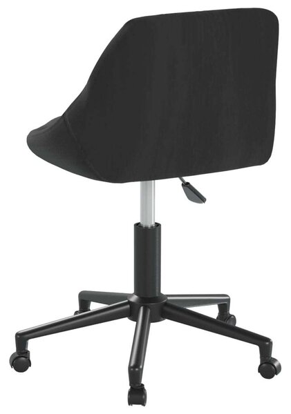 VidaXL Forgó Étkezőszék - 2 db - Fekete Bársony
