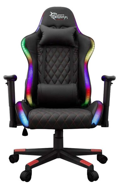 White Shark Thunderbolt RGB Gamer Szék - Fekete-Piros