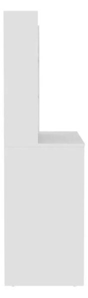 VidaXL Sminkasztal LED-es - Fehér - 100x40x135 cm