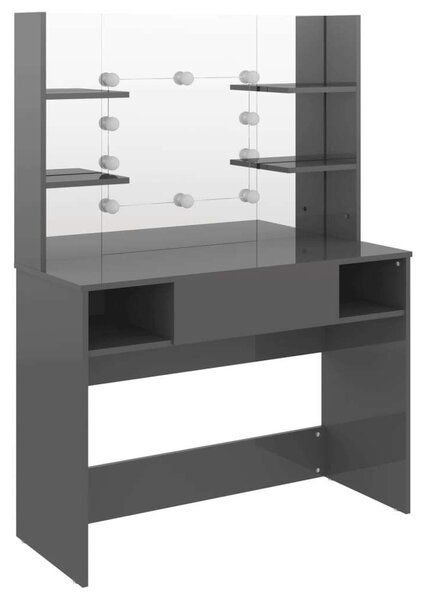 VidaXL LED-es Sminkasztal - 100x40x135 cm