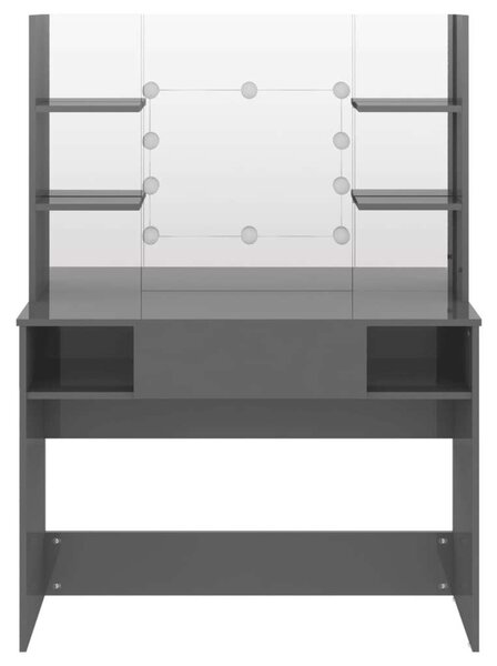 VidaXL LED-es Sminkasztal - 100x40x135 cm