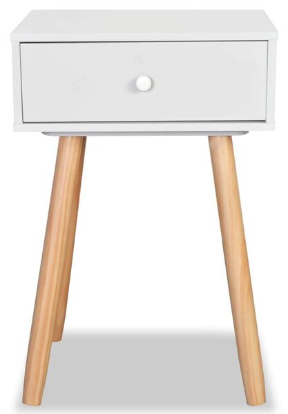 VidaXL Éjjeliszekrény Pár - Fehér - 40x30x61 cm