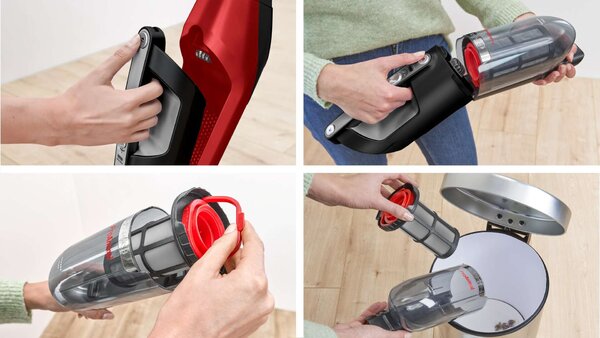 Bosch BBH3ZOO28 Vezeték nélküli álló Porszívó, Piros