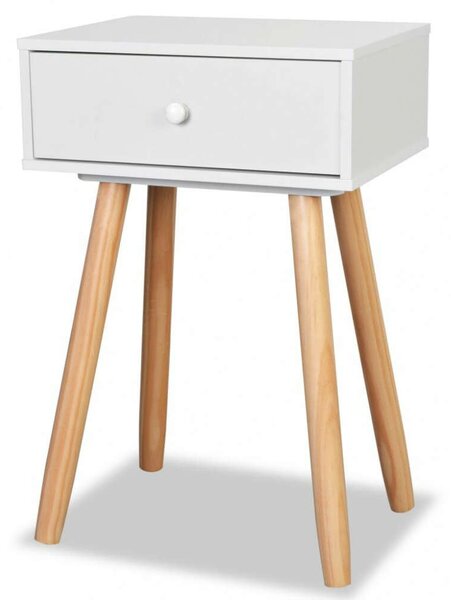 VidaXL Éjjeliszekrény Pár - Fehér - 40x30x61 cm