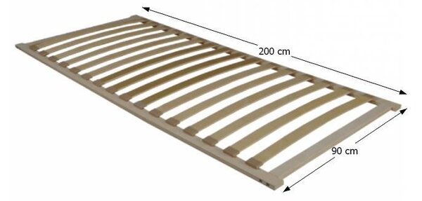 Lemezes ágyrács 200x90 cm Flex 3-zónás