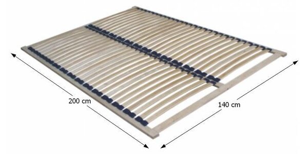 Lemezes ágyrács 200x140 cm Twinpack