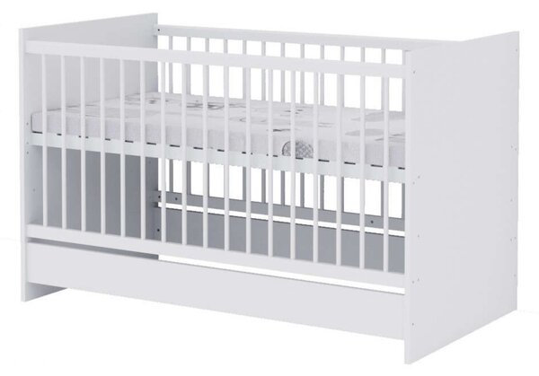 Baby Shop Átalakítható Babaágy - 70x140 cm - Fehér