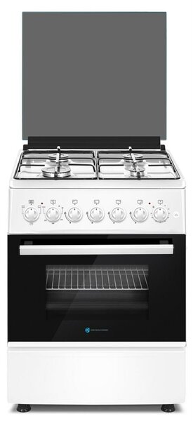 Novacook F6B40EF W Kombinált tűzhely, 66L, 4 főzőzóna, A energiaosztály