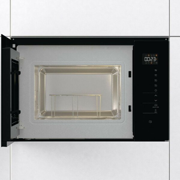 Gorenje BMI251SG3BG Beépíthető mikrohullámú sütő, 25L, 900W, 5 fokozat, AquaClean, SmartDisplay