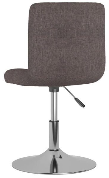 VidaXL Forgó Szövet Étkezőszék - 6 db - Tópszín