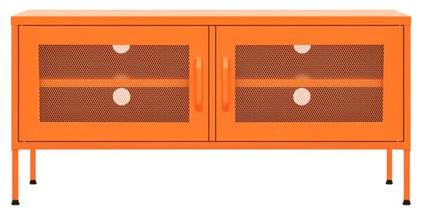 VidaXL TV-szekrény - Narancssárga Acél - 105x35x50 cm