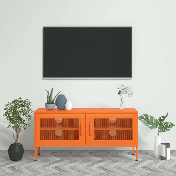 VidaXL TV-szekrény - Narancssárga Acél - 105x35x50 cm