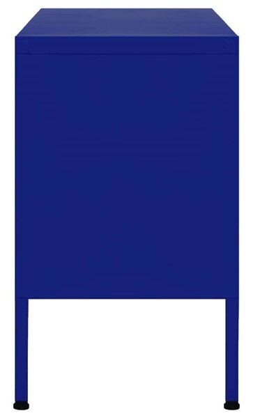VidaXL Acél TV-szekrény - Tengerészkék - 105x35x50 cm