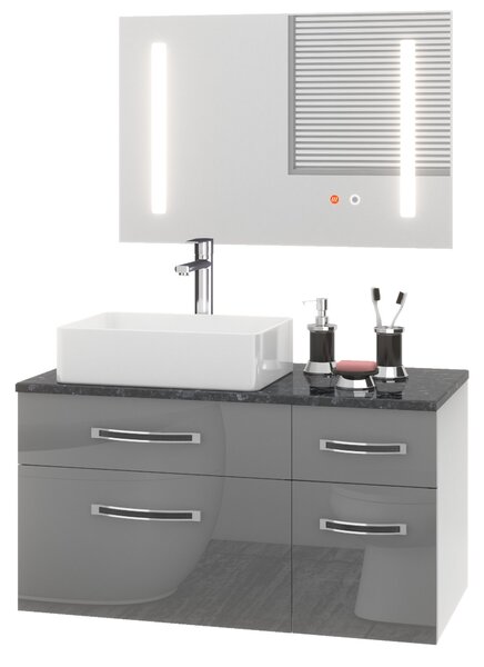 Fürdőszoba szett Euphoria EUP P 90P/0/W/S/0/BK/MB