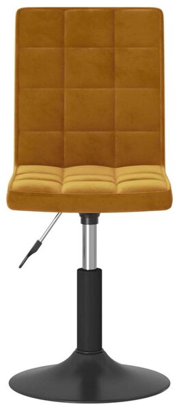 VidaXL 2 db barna bársony forgó étkezőszék