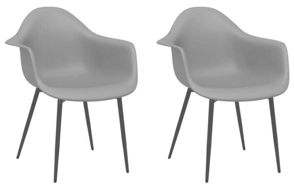 Modern Étkezőszék - Szürke - 2 db