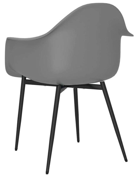 Modern Étkezőszék - Szürke - 2 db