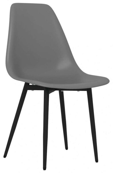 VidaXL Szürke Étkezőszék - 2 db