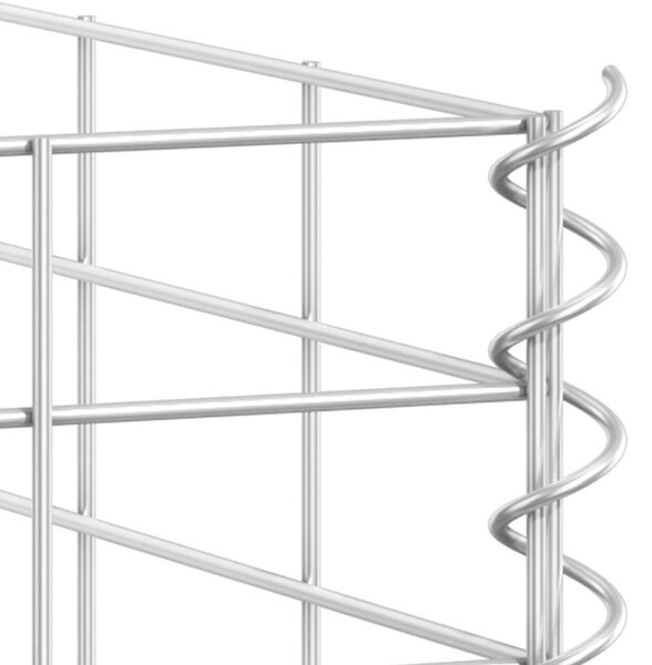 VidaXL Gabion Magaságyás - 3 db - 30x30x200 cm