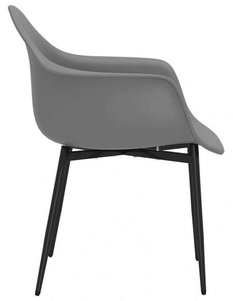 Modern Étkezőszék - Szürke - 2 db