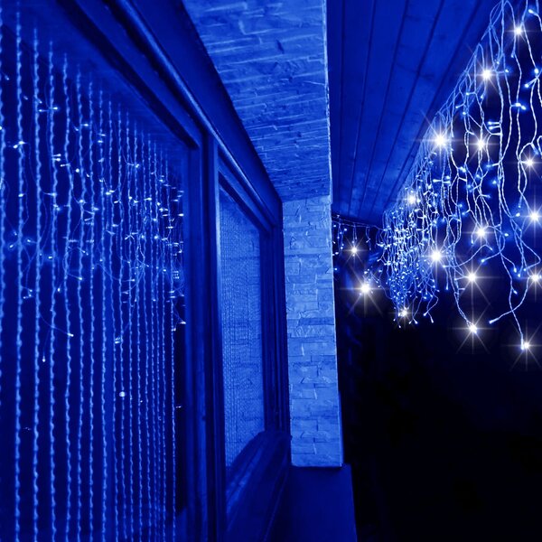 Springos fényfüzér 500LED, 20m, kék