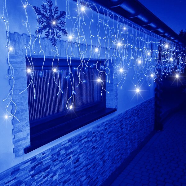 Springos fényfüzér 500LED, 20m, kék