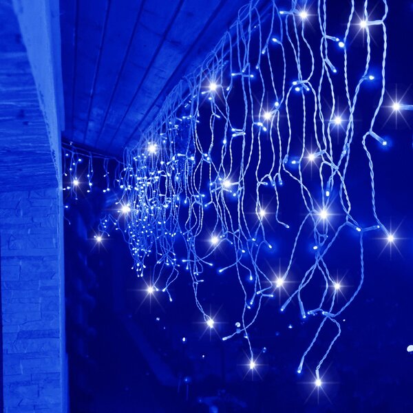 Springos fényfüzér 500LED, 20m, kék