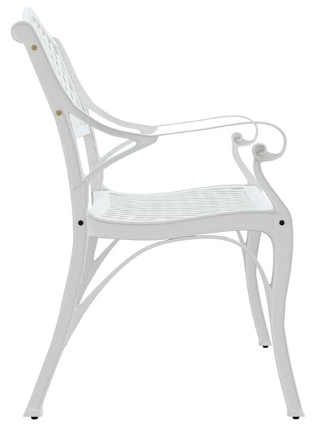 VidaXL Fehér Kerti Pad - Alumínium - 102cm