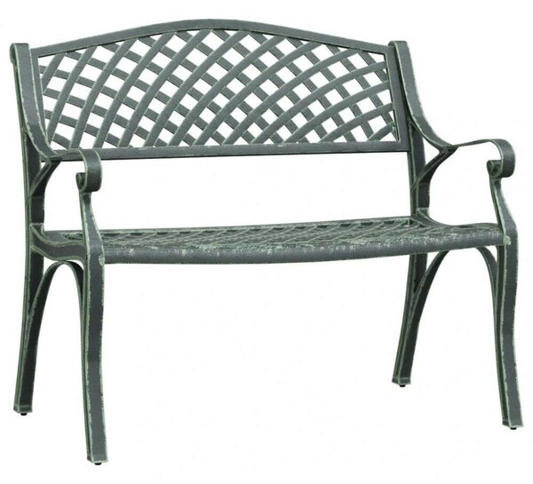 VidaXL Öntött Alumínium Kerti Pad - Zöld - 102 cm