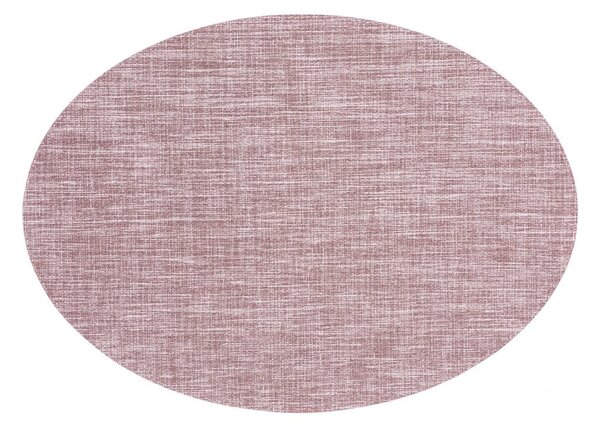 Oval rózsaszín-lila tányéralátét, 46 x 33 cm - Tiseco Home Studio
