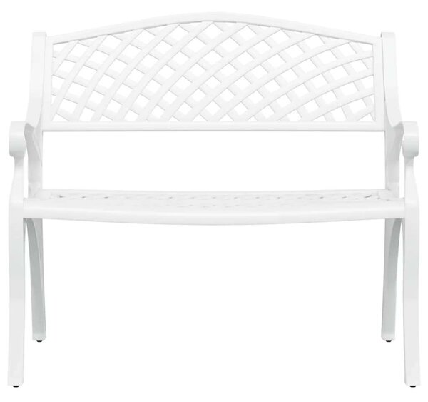 VidaXL Fehér Kerti Pad - Alumínium - 102cm