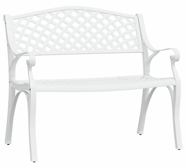 VidaXL Fehér Kerti Pad - Alumínium - 102cm