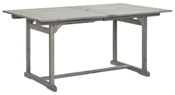 VidaXL tömör akácfa kerti étkezőasztal (160-240) x 100 x 75 cm