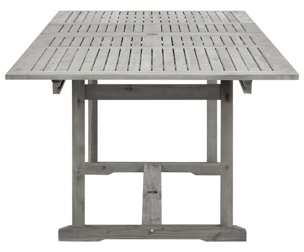 VidaXL tömör akácfa kerti étkezőasztal (160-240) x 100 x 75 cm