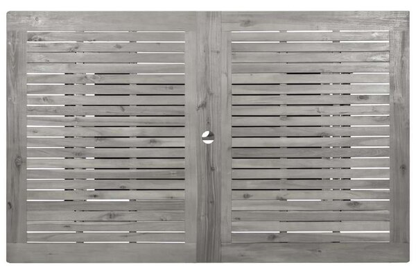 VidaXL tömör akácfa kerti étkezőasztal (160-240) x 100 x 75 cm