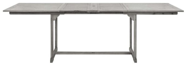 VidaXL tömör akácfa kerti étkezőasztal (160-240) x 100 x 75 cm